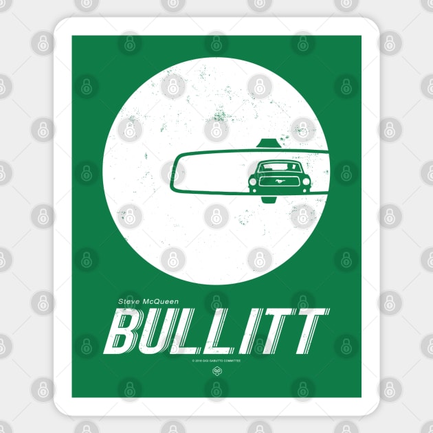 Bullitt Sticker by GiGiGabutto